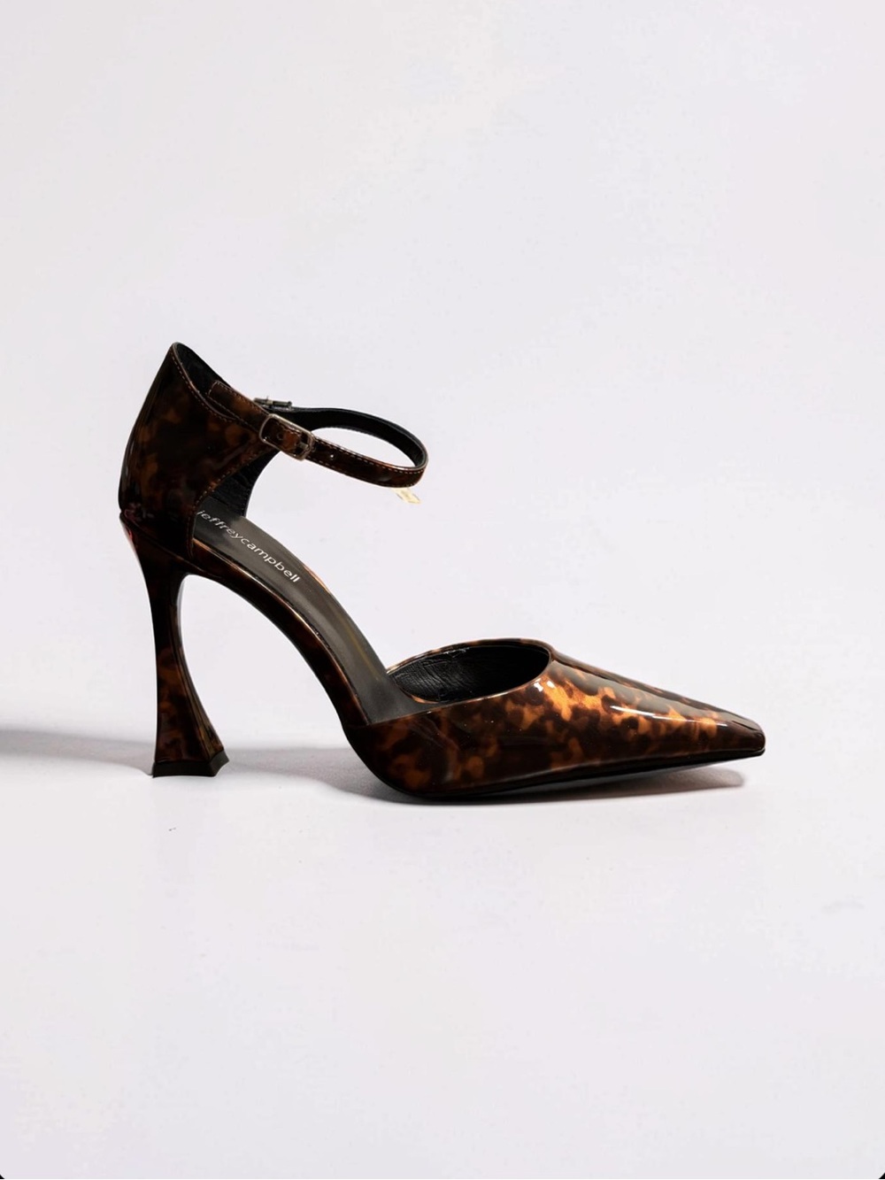 Jeffrey Campbell Tattletale Tortoise Ankle-Strap Pump
